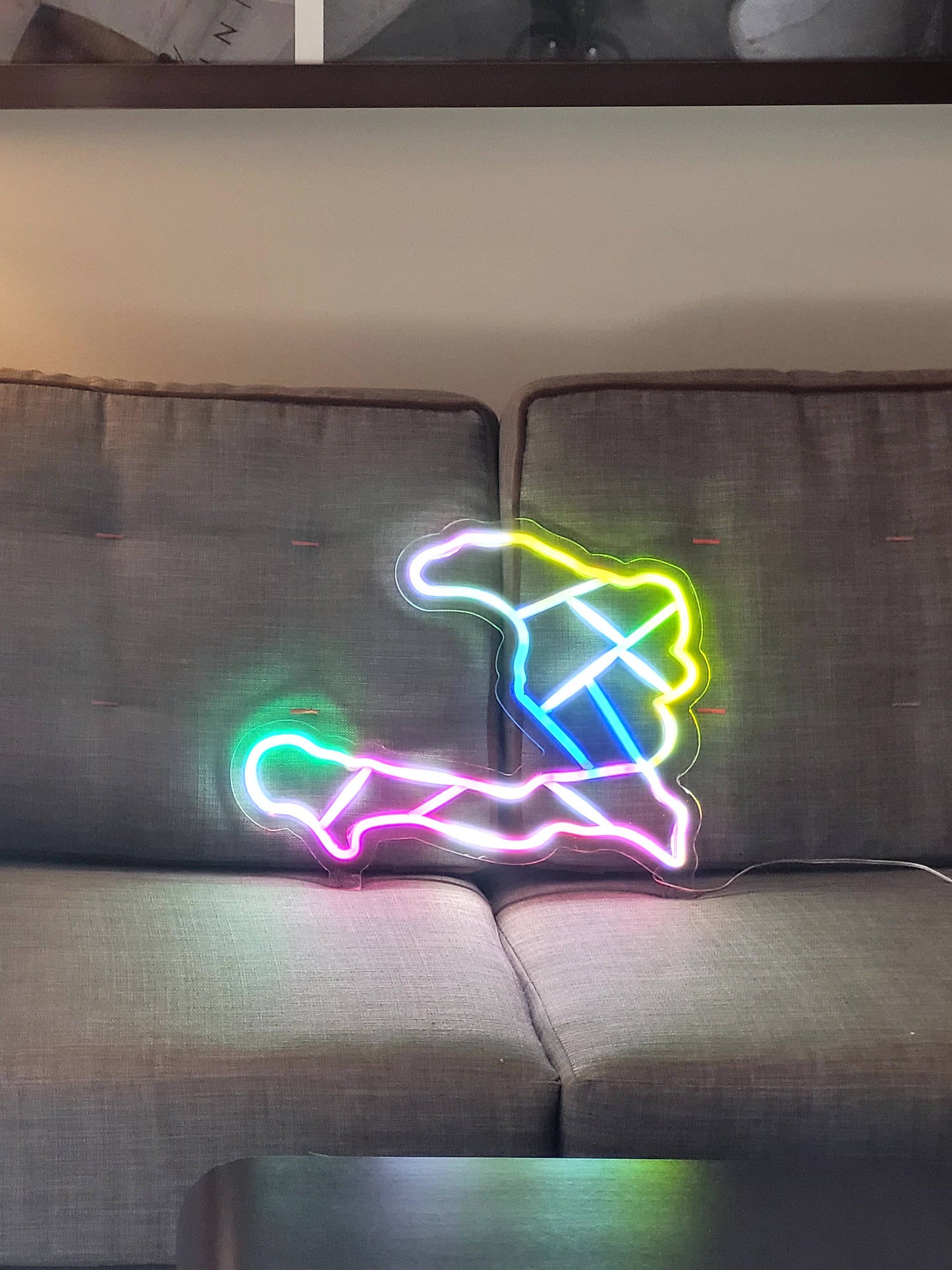 Unique Neon Sign - AYITI AK DEPATMENT YO